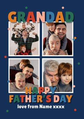 Multi Photo Father's Day Cards