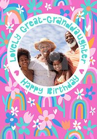 Tap to view Photo Great Granddaughter Birthday Card