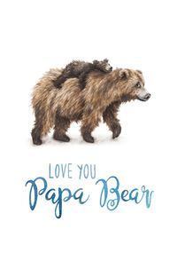 Tap to view Cub And Papa Bear Father's Day Card