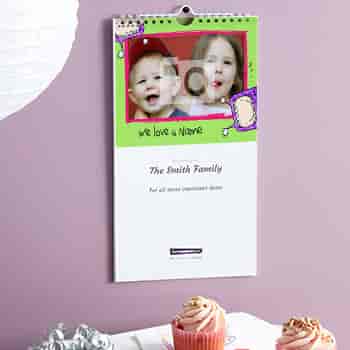 Personalised Photo Calendar For Kids