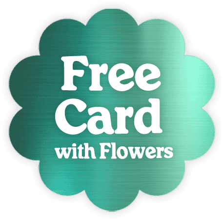 Free A5 Card with Flowers