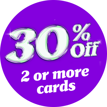 30% Off 2 or more cards