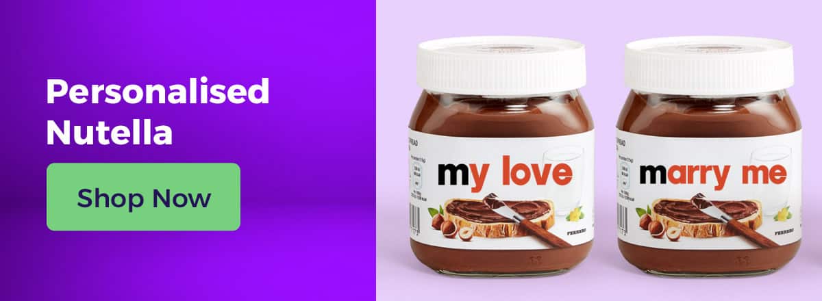 Shop Personalised Nutella Gifts