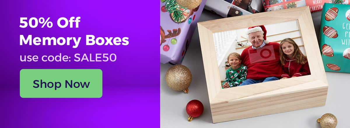 Shop 50% Off Memory Boxes