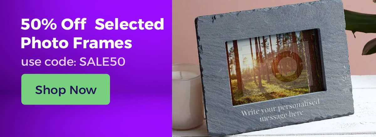 Shop 50% Off Selected Photo Frames