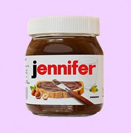 Personalised Nutella