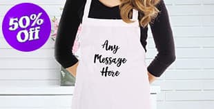 50% Off Aprons