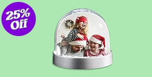 25% Off Snow Globes