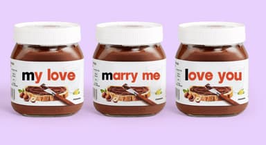 Personalised Nutella