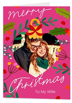 Shop all Wife Christmas Cards