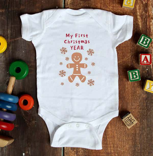 My 1st Christmas Baby Grows