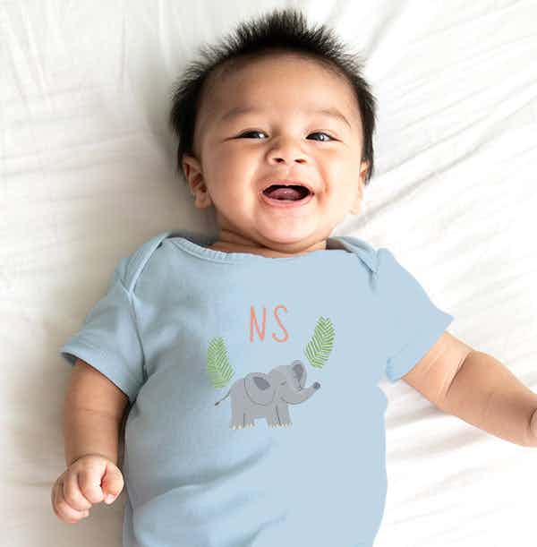 Initial Elephant Baby Grows