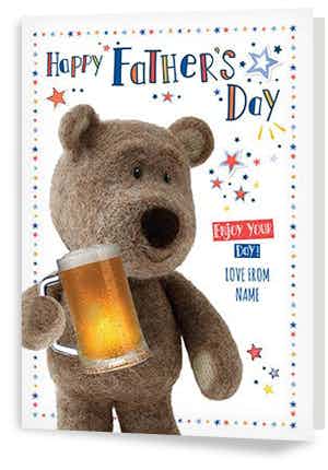 Barley Bear Father's Day Cards