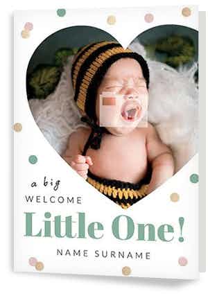 Photo Upload New Baby Cards