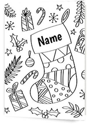 Colour in Christmas Cards