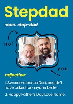 Step Dad Father's Day Cards