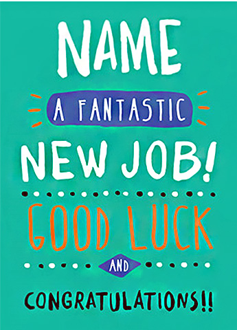 What to Write in a New Job Card | Funky Pigeon Blog