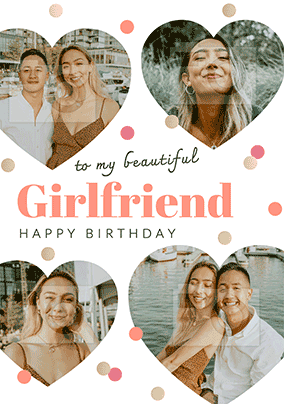 Beautiful Girlfriend 3d Photo Birthday Card | Funky Pigeon
