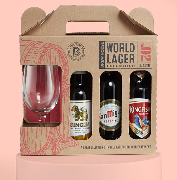 Brewhouse World Lager Gift Set