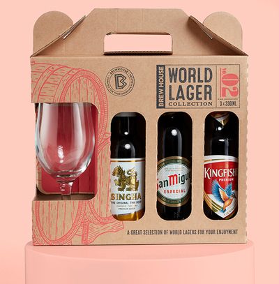 Brewhouse World Lager Gift Set