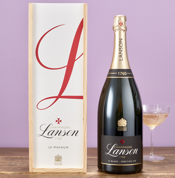 Lanson Le Black Creation Magnum Champagne with Wooden Box