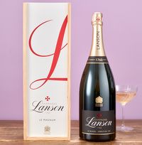 Tap to view Lanson Le Black Creation Magnum Champagne with Wooden Box