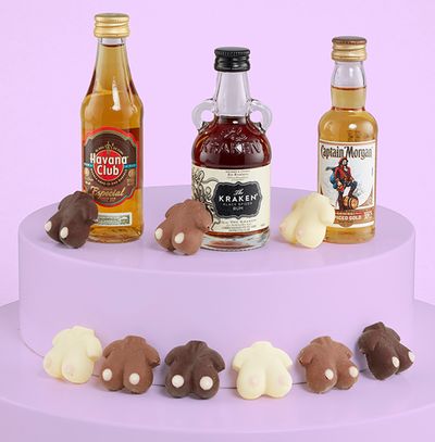 Rum & Chocolate Boobs Gift Set