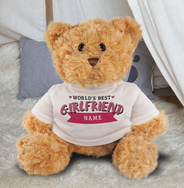 Personalised teddy bears for hot sale girlfriend