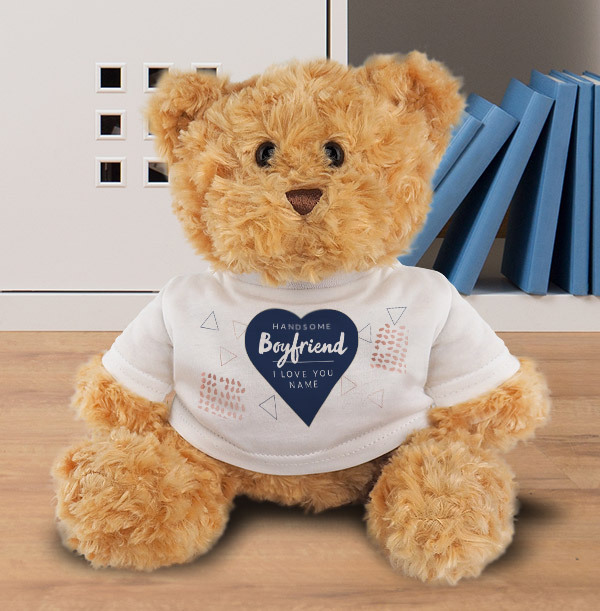 Personalised teddy shop for boyfriend