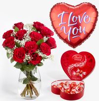 Tap to view The Red Rose and Love Balloon Gift Set