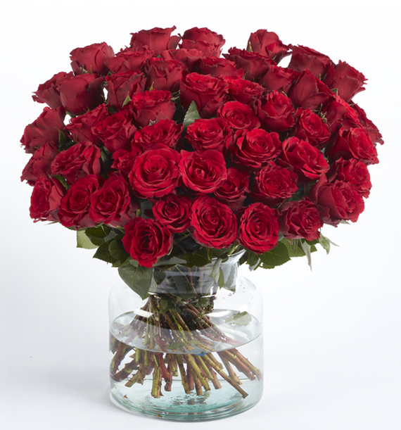 The 50 Red Rose Flower Bouquet