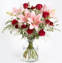 Tap to view Luxury Rose and Lily Bouquet