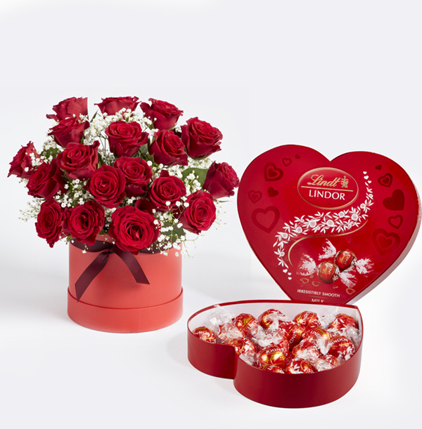 Luxury Valentine's Hatbox Gift Set