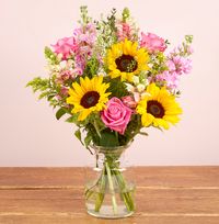 Tap to view The Wonderful Sunflower & Rose Bouquet