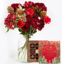 Tap to view Merry Christmas Bouquet Gift Set