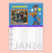Tap to view Disney Toy Story Personalised Family Calendar