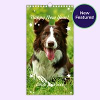 Tap to view Personalised Slim Wall Calendar