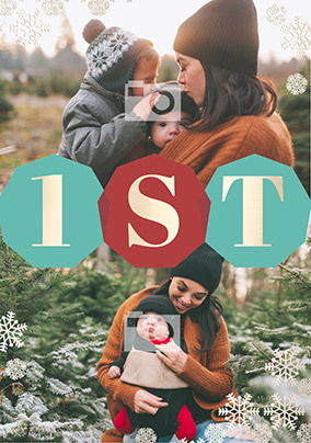 1st Multi Photo Christmas Card