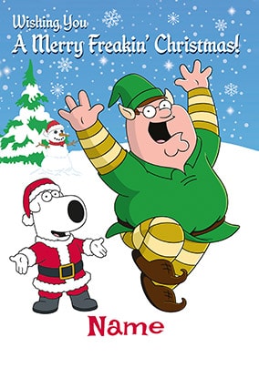 Family Guy Personalised Christmas Card