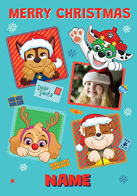 Paw Patrol - Merry Christmas Photo Card