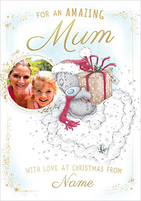Me To You - Amazing Mum Christmas Photo Card