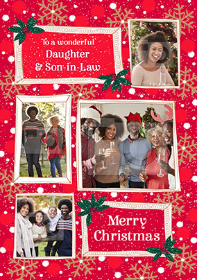 Daughter & Son-In-Law at Christmas Photo Card