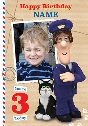 Postman Pat - Photo Upload Birthday