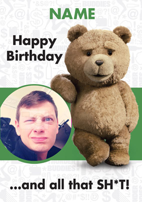 Ted 2 Happy Birthday Photo Card