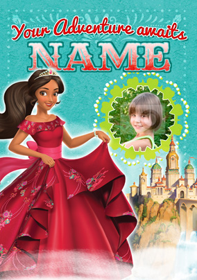 Elena of Avalor Photo Birthday Card