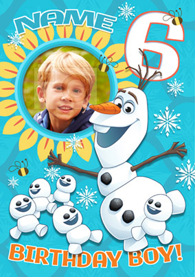 Disney's Frozen Birthday Card - Birthday Boy 6 Today | Funky Pigeon