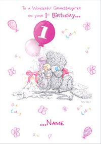 Tap to view Granddaughter 1st Birthday Card - Me to You