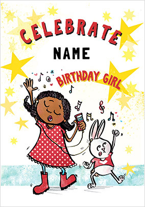 Celebrate Personalised Birthday Card