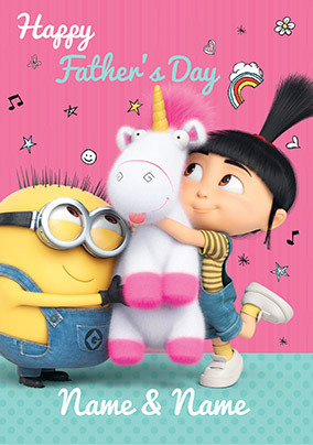 Minions Personalised Father's Day Card