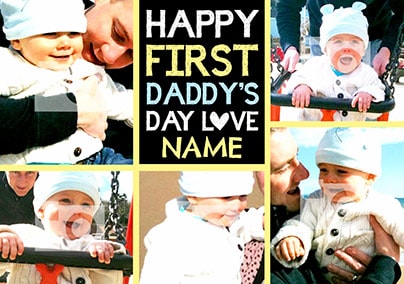 Photo Hug - First Father's Day Card